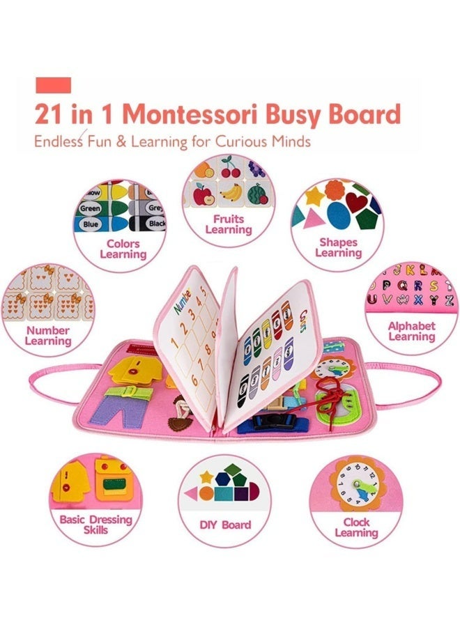 أبلينم ألعاب مونتيسوري التفاعلية للأطفال من عمر سنة إلى أربع سنوات، هدايا أعياد ميلاد للبنات والأولاد، ألعاب حسية للأطفال الصغار من عمر سنة إلى ثلاث سنوات، ألعاب تعليمية للسفر، أنشطة ما قبل المدرسة لتنمية المهارات الحركية الدقيقة - Image 3